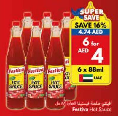 Festiva Hot Sauce 6 x 88 ml