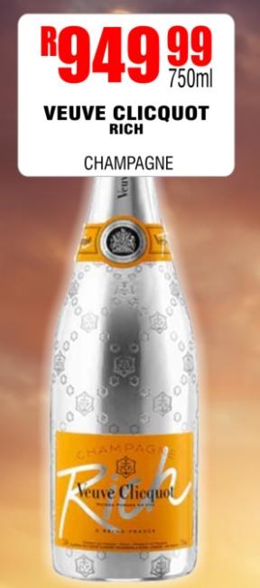 Veuve Clicquot RICH CHAMPAGNE 750 ml