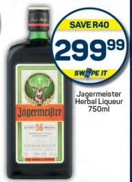 Jagermeister Herbal Liqueur 750 ml