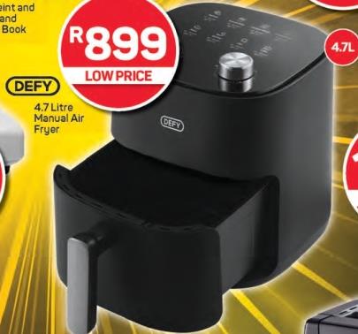 DEFY 4.7 ltr Manual Air Fryer