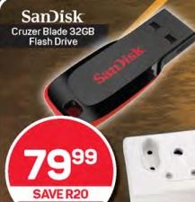 SanDisk Cruzer Blade Flash Drive 32Gb