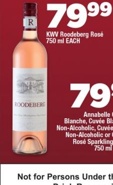 KWV Roodeberg Rose 750ml Each