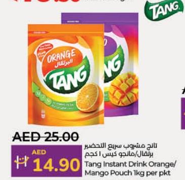 Tang Instant Drink Orange/Mango Pouch 1 kg per pkt