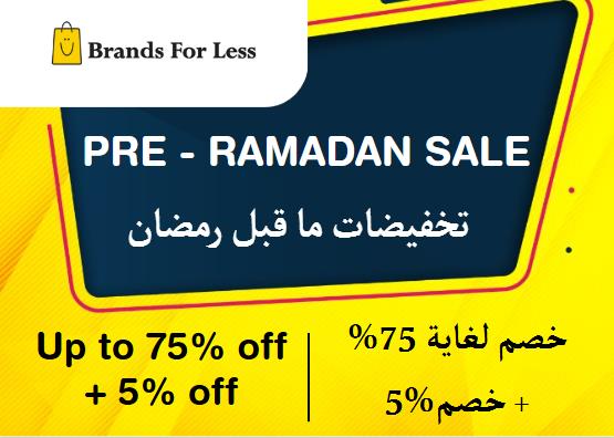 Brands for less Discount Code Pre - Ramadan Sale