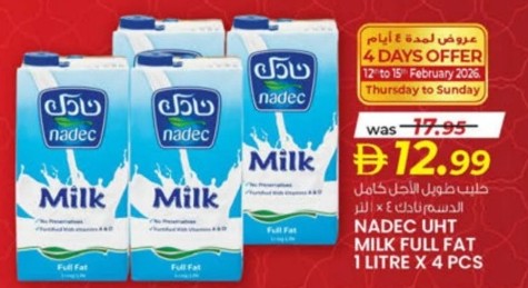 KM tradingNadec Long Life Milk (Uht) Tetra Offers