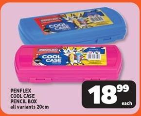 PENFLEX COOL CASE PENCIL BOX all variants 20cm