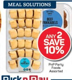 Any 2 Pick n Pay PnP Party Foods Assorted