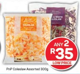 Any 2 PnP Coleslaw Assorted 300g