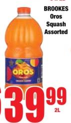 BROOKES Oros Squash Assorted 2L 