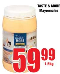 TASTE & MORE Mayonnaise 1.5 kg