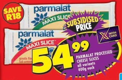 Parmalat Processed Cheese Slices 400gm