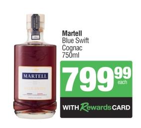 Martell Blue Swift Cognac 750 ml  