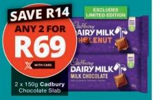 Cadbury Chocolate Slab 150 gm