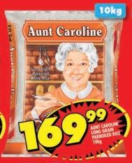 Aunt Caroline Long Grain Parboiled Rice 10 kg