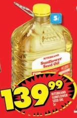 Ritebrand Sunflower Seed Oil 5L