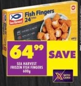 Sea Harvest Frozen Fish Fingers 600 gm