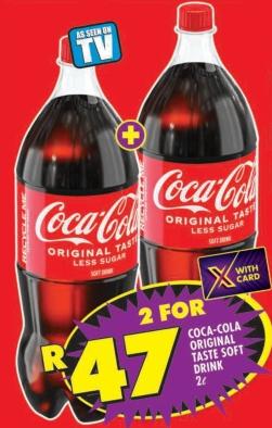 Coca-Cola Original Taste Soft Drink 2L