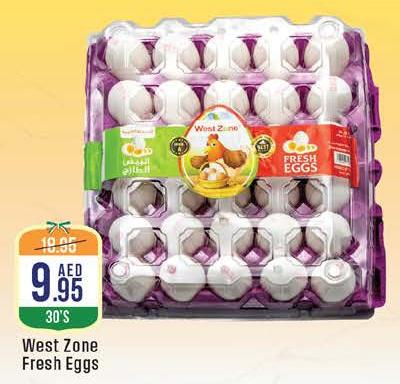 West Zone Fresh Eggs 30pcs