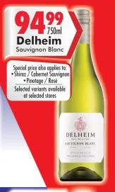 Delheim Sauvignon Blanc 750 ml