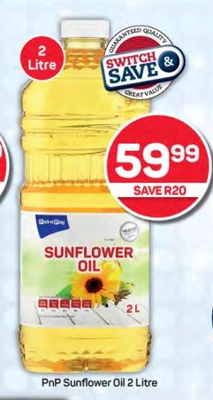 PnP Sunflower Oil 2 ltr