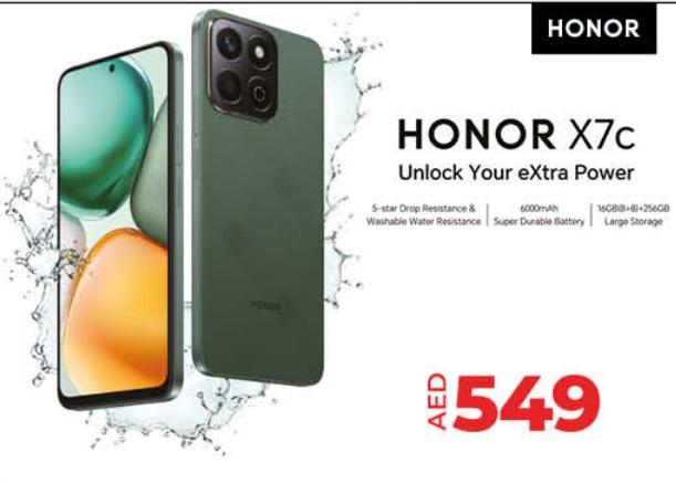 Honor X7c Unlock Your eXtra Power, 5-star Drop Resistance, Washable Water Resistance, 6000mAh Super Durable Battery, 16GB+8GB+128GB Large Storage