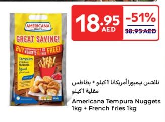 Americana Tempura Nuggets 1 kg + French fries 1 kg