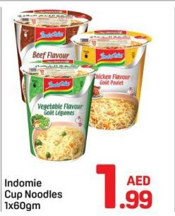 Indomie Cup Noodles 1x60 gm