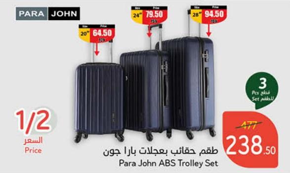 Para John ABS Trolley Set 3 pcs