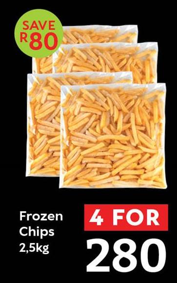 Frozen Chips 2.5 kg