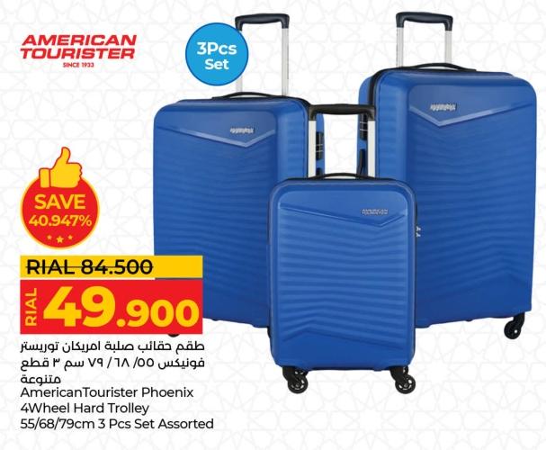 American Tourister Phoenix 4Wheel Hard Trolley 55/68/79cm 3 pcs Set Assorted