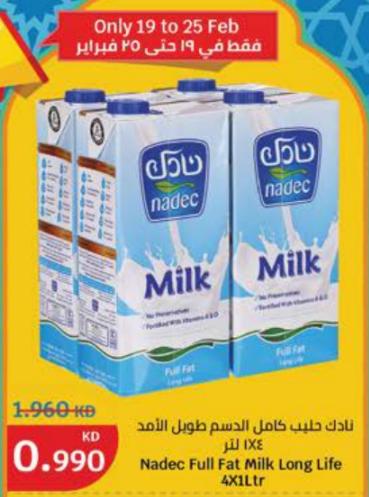 Nadec Full Fat Milk Long Life 4X1 ltr