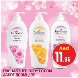 Enchanteur BODY LOTION ASSRT 500 ml/PC