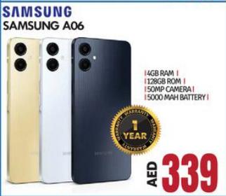 Samsung 4GB RAM, 128GB ROM, 50MP Camera, 5000 mAh Battery