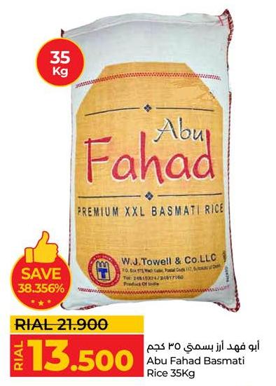 Abu Fahad Basmati Rice 35 kg