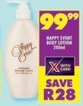 Happy Event Body Lotion 200 ml