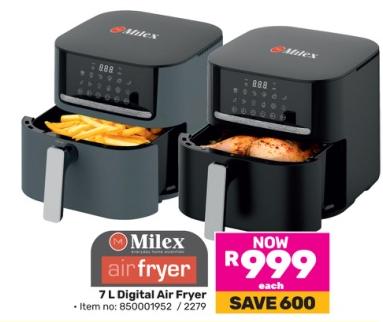 Milex 7 L Digital Air Fryer