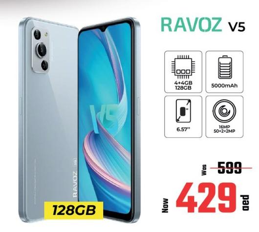 Ravoz V5 Smartphone 128GB 